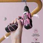 Drill Set, OUBEL 12V Cordless Drill Pink with 42 Acessories, Pink Power Drill Cordless with 3/8″ Keyless Chuck, Built-in LED, 2 Variable Speed, Pink Drill for DIY Home Projects, Around the House