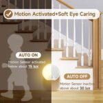 One Fire Motion Sensor Light Indoor 3PC, USB Rechargeable+50Lumen Motion Sensor Light Indoor, Stick-on Stair Lights Indoor, Rechargeable Light Sensor Lights Indoor Motion Detection, LED Stair Lights