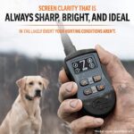 SportDOG Brand SportTrainer 575 Remote Trainer – Bright, Easy to Read OLED Screen – 500 Yard Range – Waterproof, Rechargeable Dog Training Collar with Tone, Vibration, and Static, Black