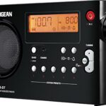 Sangean PR-D7 BK AM/FM Digital Rechargeable Portable Radio – Black (PR-D7BK)